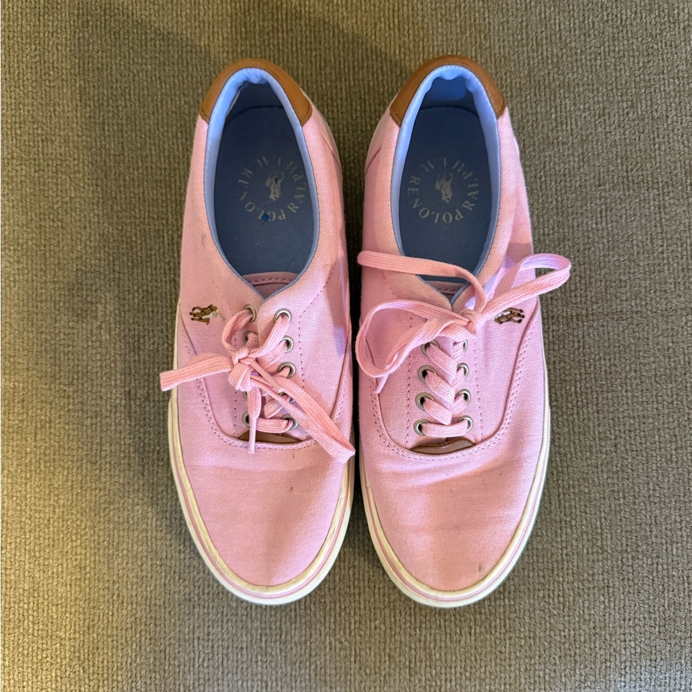 Pink Polo Ralph Lauren Sneakers